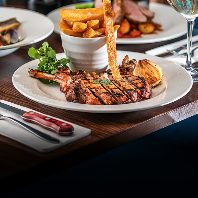 A La Carte menu at The Devon Doorway