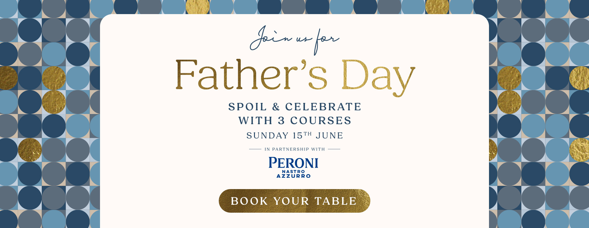 Father’s Day menu Wirral