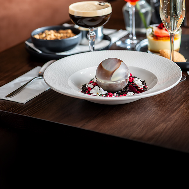 Dessert menu at The Devon Doorway